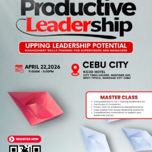PRODUCTIVE LEADERSHIP Master Class in CEBU!